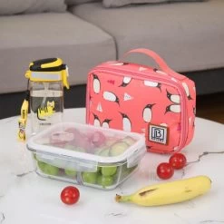 Brisby 4 Laags Geïsoleerde Koeltas - Lunchtas 1.5 Liter - Roze Pinguïn -Buiten Kamperen 1200x1200 525