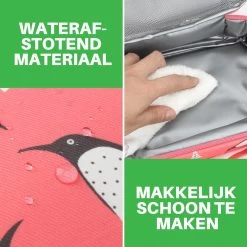 Brisby 4 Laags Geïsoleerde Koeltas - Lunchtas 1.5 Liter - Roze Pinguïn -Buiten Kamperen 1200x1200 527