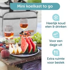 ForDig Koeltas L Grijs (15 Liter) - Gemaakt Van 600D Polyester Met PEVA-Voering - Ruimte Voor 20 Blikjes Of 10 Halve Liter Flessen - Opvouwbaar Koel Tas Met Easy-Acces Flap - Ruimte Voor Bestek - Picknick Cool Bag - Coolerbag - Grote Cooler -Buiten Kamperen 1200x1200 534