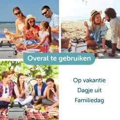 ForDig Koeltas L Grijs (15 Liter) - Gemaakt Van 600D Polyester Met PEVA-Voering - Ruimte Voor 20 Blikjes Of 10 Halve Liter Flessen - Opvouwbaar Koel Tas Met Easy-Acces Flap - Ruimte Voor Bestek - Picknick Cool Bag - Coolerbag - Grote Cooler -Buiten Kamperen 1200x1200 535