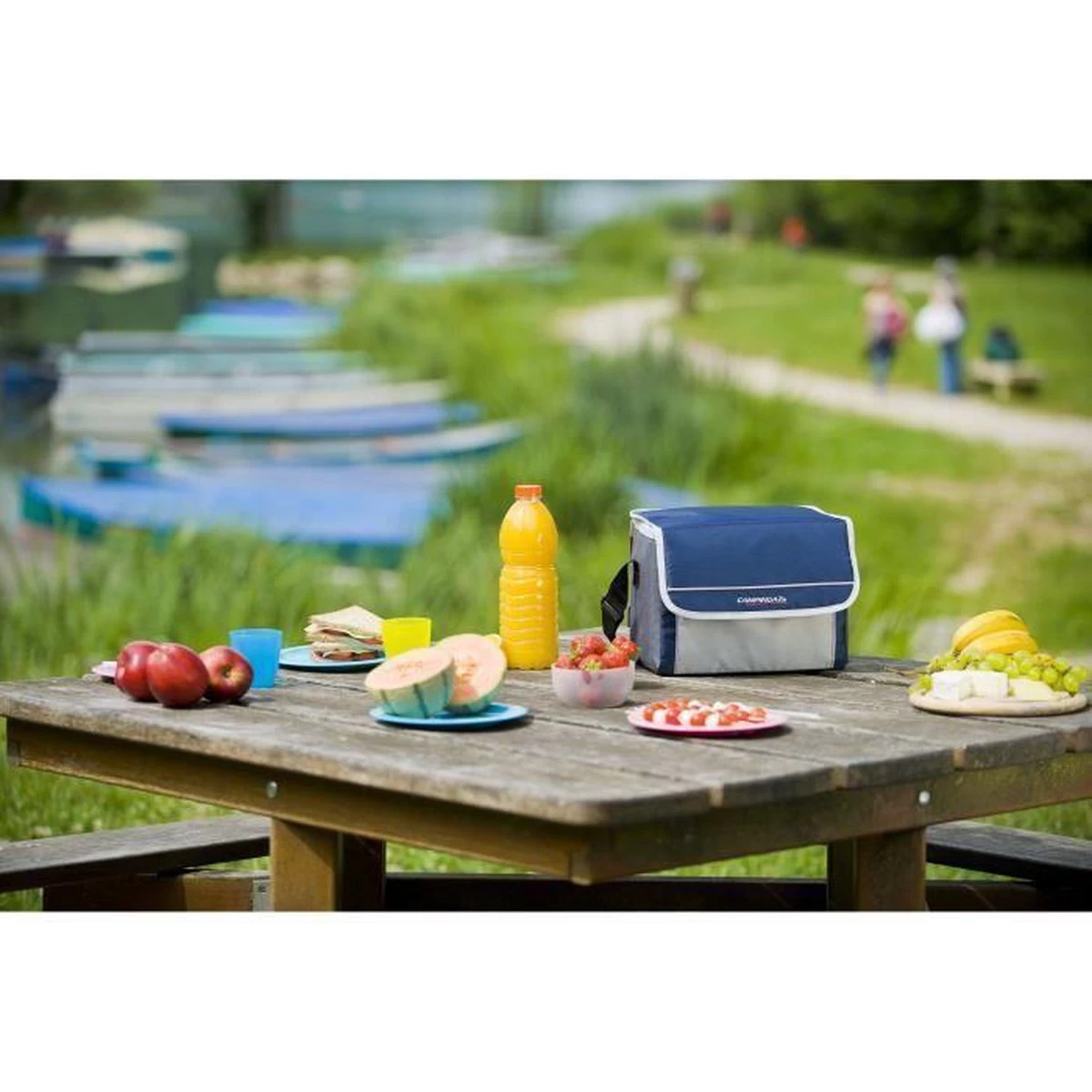 Campingaz Fold 'n Cool Koeltas - 10 Liter - Blauw/grijs 6 Campingaz Fold 'n Cool Koeltas - 10 Liter - Blauw/grijs - Afbeelding 4