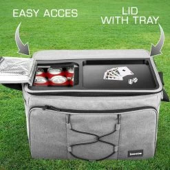 Bomoe Opvouwbare Koeltas IceBreezer KT43 - Koelbox Voor Onderweg - 43x32x28 Cm - 45 Liter - Picknicktas Perfect Voor Barbecues Of Festivals -Buiten Kamperen 1200x1200 600