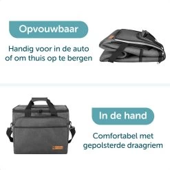 ForDig Koeltas XL Zwart (30 Liter) - Gemaakt Van 600D Polyester Met PEVA-Voering - Ruimte Voor 40 Blikjes Of 20 Halve Liter Flessen - Opvouwbaar Koel Tas Met Easy-Acces Flap - Ruimte Voor Bestek - Picknick Cool Bag - Coolerbag - Grote Cooler -Buiten Kamperen 1200x1200 607