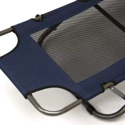 Ligstoel 180x60cm - Opvouwbaar Campingstoel Ligbed Strandstoel Tuinstoel Vouwligstoel Blauw -Buiten Kamperen 1200x1200 63