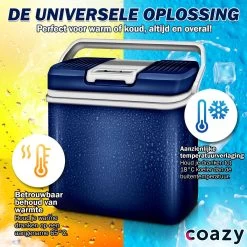 Coazy Koelbox 24L Elektrisch 12v 230 Volt - Met ECO Modus Voor Auto & Camping - Elektrische Frigobox Klein - Verkoelt En Verwarmt - Eco Modus - MiniBar - Electrische Mini Koelkast 12 Coazy Koelbox 24L Elektrisch 12v 230 Volt - Met ECO Modus Voor Auto & Camping - Elektrische Frigobox Klein - Verkoelt En Verwarmt - Eco Modus - MiniBar - Electrische Mini Koelkast -Buiten Kamperen 1200x1200 726