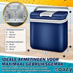 Coazy Koelbox 24L Elektrisch 12v 230 Volt - Met ECO Modus Voor Auto & Camping - Elektrische Frigobox Klein - Verkoelt En Verwarmt - Eco Modus - MiniBar - Electrische Mini Koelkast 13 Coazy Koelbox 24L Elektrisch 12v 230 Volt - Met ECO Modus Voor Auto & Camping - Elektrische Frigobox Klein - Verkoelt En Verwarmt - Eco Modus - MiniBar - Electrische Mini Koelkast -Buiten Kamperen 1200x1200 727