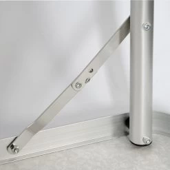 Aluminium Kampeertafel 120x60cm - Campingtafel Inklapbaar - 3-voudig Verstelbare Vouwtafel Antraciet -Buiten Kamperen 1200x1200 81