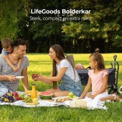 LifeGoods Bolderkar - Opvouwbaar - Tot 120KG - 103L - Extra Draagtas En Duwstang - Wasbaar Polyester - 98x45cm - Zwart/Grijs 21 LifeGoods Bolderkar - Opvouwbaar - Tot 120KG - 103L - Extra Draagtas En Duwstang - Wasbaar Polyester - 98x45cm - Zwart/Grijs -Buiten Kamperen 1200x1200 908
