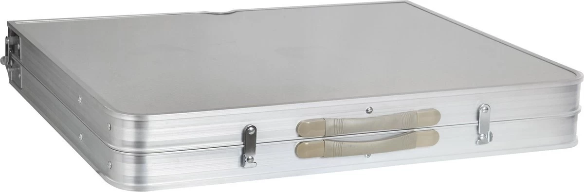 Capture Outdoor, "Camp6 AL-120L" Luxe Inklapbare Stabiele Kampeertafel, Voor 6 Personen, Aluminium, 70x120cm, Aluminium Vierkante Poten, In De Hoogte Regelbaar, Inklapbaar In Een Draagbare Koffer Formaat, Met Steun Voor Parasol, … 4 Capture Outdoor, "Camp6 AL-120L" Luxe Inklapbare Stabiele Kampeertafel, Voor 6 Personen, Aluminium, 70x120cm, Aluminium Vierkante Poten, In De Hoogte Regelbaar, Inklapbaar In Een Draagbare Koffer Formaat, Met Steun Voor Parasol, … - Afbeelding 2