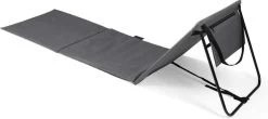 Set Van 2 Strandmatten Met Verstelbare Rugleuning - Gevuld Met Comfortschuim, Ultralicht En Opvouwbaar Om Ruimte Te Besparen – Grijs -Buiten Kamperen 1200x532
