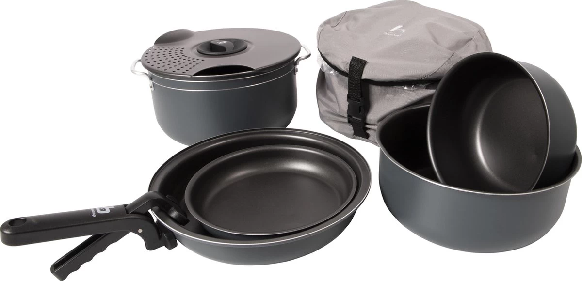 Bo-Camp Pannenset - Camping - 7-delig - Aluminium 16 Bo-Camp Pannenset - Camping - 7-delig - Aluminium - Afbeelding 14