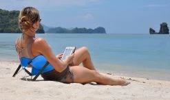 Y-ply Ruggensteuntje - Strandstoel - Opvouwbaar - Rood -Buiten Kamperen 1200x707