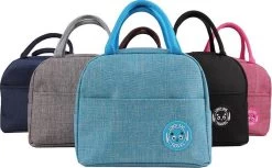 Koeltas - Lunchtas - Volwassenen En Kinderen - Compact & Handig: Zomer - Picknick -School - Lunch - Werk - Klassiek Zwart -Buiten Kamperen 1200x741 1