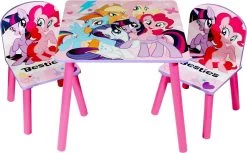 Buiten Kamperen 43 My Little Pony Houten Tafel Met 2 Stoeltjes