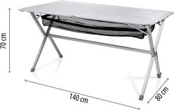 Campart Campingtafel XL TA-0806 - Opvouwbaar, Lichtgewicht En Met Verstelbare Poten - Kampeertafel Inklapbaar Inclusief Opbergtas - 140 X 80 X 70 Cm - Wit 27 Campart Campingtafel XL TA-0806 - Opvouwbaar, Lichtgewicht En Met Verstelbare Poten - Kampeertafel Inklapbaar Inclusief Opbergtas - 140 X 80 X 70 Cm - Wit -Buiten Kamperen 1200x756