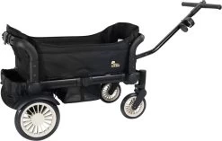 Deryan Luxe Sandy Bolderkar - Duo Buggy - Tandem Buggy - Opvouwbaar - Inklapbare Bolderwagen - Duo Kinderwagen - Zwart -Buiten Kamperen 1200x761 1