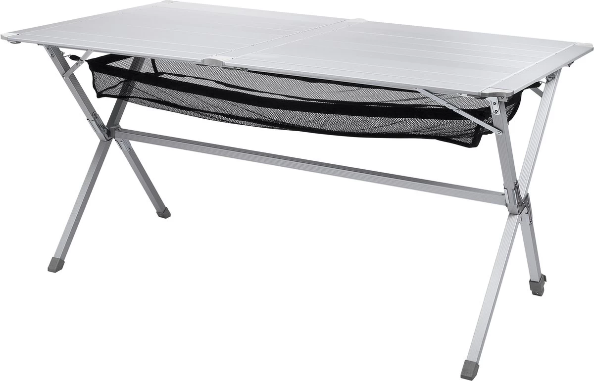 Campart Campingtafel XL TA-0806 - Opvouwbaar, Lichtgewicht En Met Verstelbare Poten - Kampeertafel Inklapbaar Inclusief Opbergtas - 140 X 80 X 70 Cm - Wit 16 Campart Campingtafel XL TA-0806 - Opvouwbaar, Lichtgewicht En Met Verstelbare Poten - Kampeertafel Inklapbaar Inclusief Opbergtas - 140 X 80 X 70 Cm - Wit - Afbeelding 14
