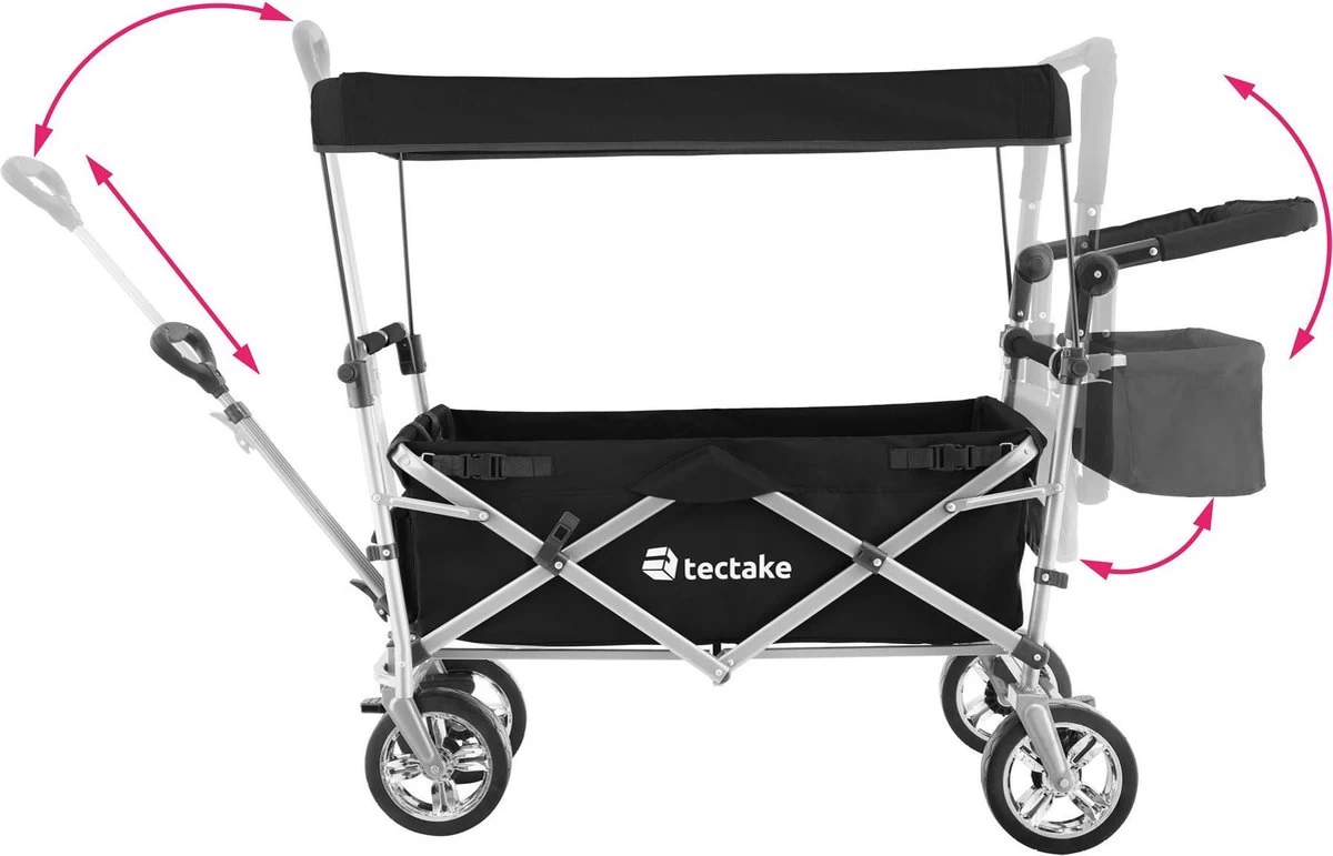 Tectake - Opvouwbare Bolderwagen Handkar Nico Zwart - 403549 9 Tectake - Opvouwbare Bolderwagen Handkar Nico Zwart - 403549 - Afbeelding 7