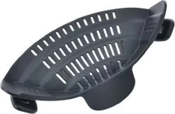 SensaHome- Siliconen Vergiet - Keuken Afgietdeksel - Afgiethulp - Siliconen - BPA Vrij - Grijs -Buiten Kamperen 1200x782 2