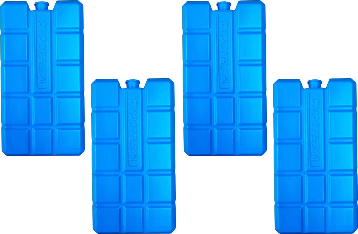 DULA Blauwe Koelelementen - 4 Stuks 200 Gram - 8 X 15 X 2 Cm 4 DULA Blauwe Koelelementen - 4 Stuks 200 Gram - 8 X 15 X 2 Cm - Afbeelding 2