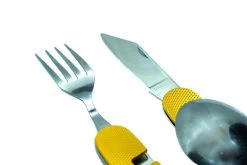 Camping Bestek Zakmes | Roestvrijstaal Survival Bestek | Mes, Vork, Lepel, Krukentrekker, Bieropener, Spork | Opvouwbaar Kampeer Bestek Multitool | Cadeau Voor Man & Vrouw -Buiten Kamperen 1200x800 61