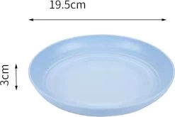 Merkloos Green-goose® Bio-based Borden | Set Van 4 | 19.5x3 Cm | Duurzame, Vaatwasserbestendige Borden Voor Camping, Vakantie Of Picknick | Vaatwasserbestendig -Buiten Kamperen 1200x801 5