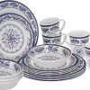 Bo-Camp - Servies - Campingbord - 16-Delig - Old Dutch - Blauw Servies -Buiten Kamperen 1200x817 3