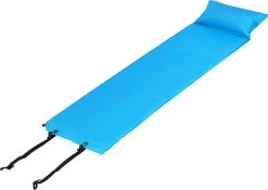Springos Slaapmat | Zelfopblazend | 186 Cm | Inclusief Hoes & Hoofdkussen | Lichtblauw -Buiten Kamperen 1200x848 1