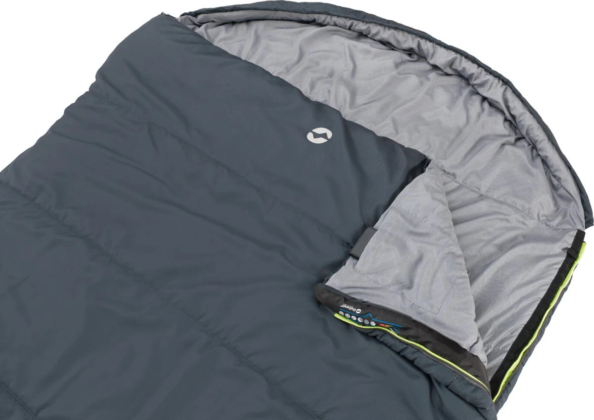 Outwell Slaapzak Dubbel Campion Lux Bruin 4 Outwell Slaapzak Dubbel Campion Lux Bruin - Afbeelding 2