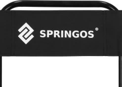 Springos Campingstoel | Kampeerstoel | Vouwstoel | Klapstoel | Zwart -Buiten Kamperen 1200x860