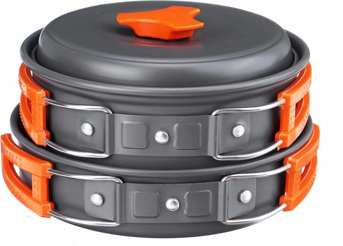 Camping Outdoor Kookset 13-delig Camping Servies En Pannen Pannenset Keukengerei - BPA-vrij & Geen Giftige Stoffen - Opvouwbaar & Licht - Ideaal Voor Reizen, Festival, Wandelen 5 Camping Outdoor Kookset 13-delig Camping Servies En Pannen Pannenset Keukengerei - BPA-vrij & Geen Giftige Stoffen - Opvouwbaar & Licht - Ideaal Voor Reizen, Festival, Wandelen - Afbeelding 3