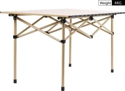 Buxibo - Lichtgewicht Vouwbare Campingtafel - Inklapbaar - Vis/Tuin/Picknick Tafel - Kamperen - Met Opberghoes - Aluminium - Grijs 12 Buxibo - Lichtgewicht Vouwbare Campingtafel - Inklapbaar - Vis/Tuin/Picknick Tafel - Kamperen - Met Opberghoes - Aluminium - Grijs -Buiten Kamperen 1200x876