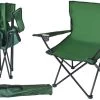 Campingstoel - Inklapbaar Visstoel - Vouwstoel - Comfortabel - Opvouwbaar Stoel - Max. 120 KG - Groen - Rheme -Buiten Kamperen 1200x884