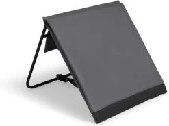 Set Van 2 Strandmatten Met Verstelbare Rugleuning - Gevuld Met Comfortschuim, Ultralicht En Opvouwbaar Om Ruimte Te Besparen – Grijs -Buiten Kamperen 1200x896