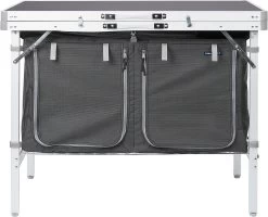 Campart Campingkeuken KI-0757 – Complete Keuken En Campingkast – Opvouwbaar En Inclusief Draagtas - Grijs -Buiten Kamperen 1200x973