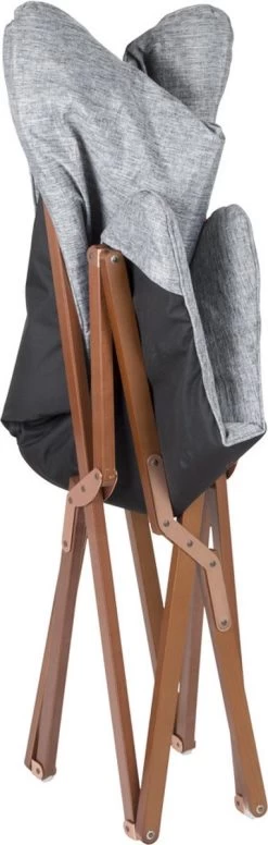 Bo-Camp - Urban Outdoor - Relaxstoel - Bloomsbury - L - Oxford Polyester - Grijs -Buiten Kamperen 382x1200