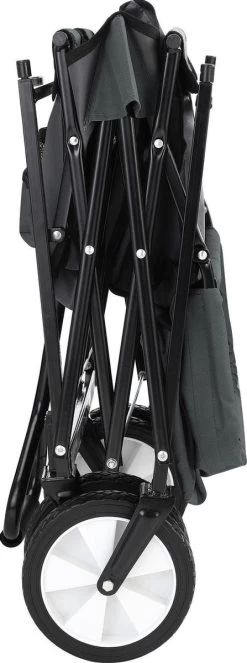 Monzana Bolderkar Opvouwbaar - 100 Liter - Met Afneembaar Dak Grijs -Buiten Kamperen 447x1200