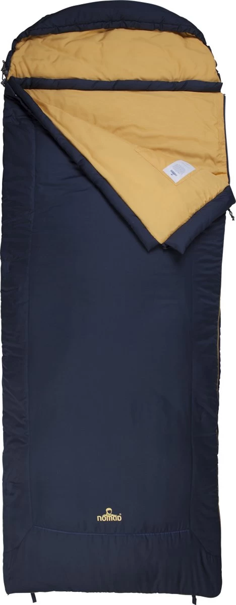 NOMAD® Aztec Comfort Slaapzak | 220x80cm Blauw | Lichtgewicht & Kwalitatief | Dekenmodel Slaapzak | Incl Hoes 11 NOMAD® Aztec Comfort Slaapzak | 220x80cm Blauw | Lichtgewicht & Kwalitatief | Dekenmodel Slaapzak | Incl Hoes - Afbeelding 9