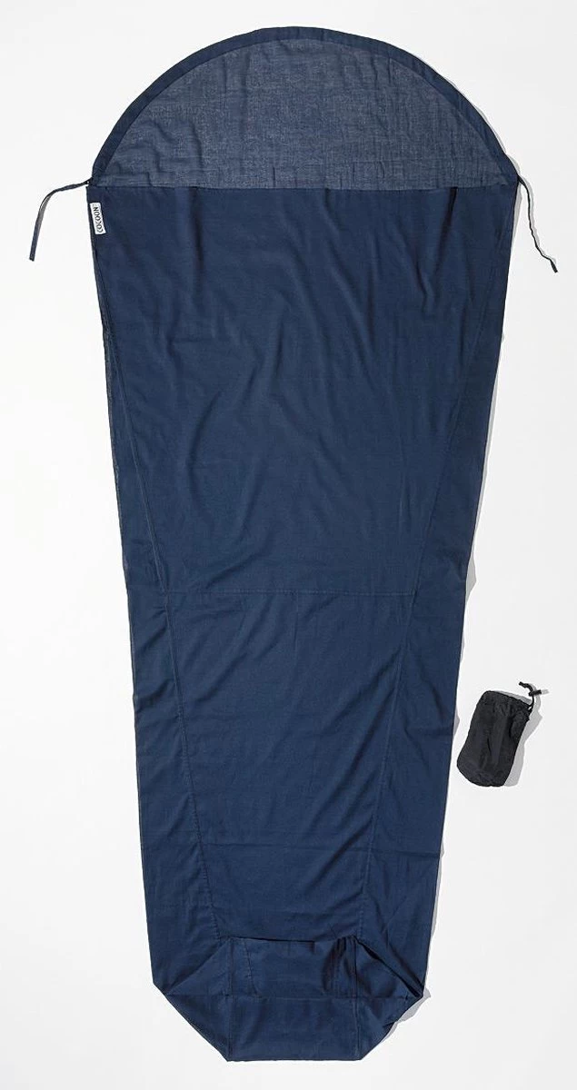 Cocoon Mummyliner - Lakenzak - Egyptisch Katoen - Tuareg 4 Cocoon Mummyliner - Lakenzak - Egyptisch Katoen - Tuareg - Afbeelding 2