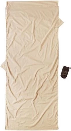 Cocoon TravelSheet - Lakenzak - Egyptisch Katoen - Beige -Buiten Kamperen 653x1200 4