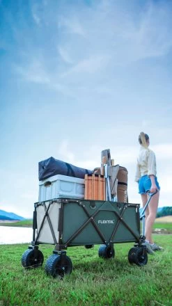 Flextail Gear Bolderkar Opvouwbaar Ezy Wagon - Tot 100KG - Wielen Loskoppelbaar - Zwart -Buiten Kamperen 674x1200 1