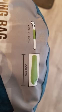 Max Ranger - XL Mummieslaapzak Blauw 220 X 80 Cm - Extra Grote Mummieslaapzak - XL Mummie Slaapzak Blauw -Buiten Kamperen 674x1200 2