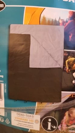 Froyak - 2-persoons Slaapzak XXL Groen 225 X 150 Cm - 2 Persoons Slaapzak Envelop Model Extra Large -Buiten Kamperen 674x1200 6