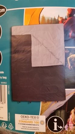 Froyak - 2-persoons Slaapzak XXL Groen 225 X 150 Cm - 2 Persoons Slaapzak Envelop Model Extra Large -Buiten Kamperen 674x1200 9