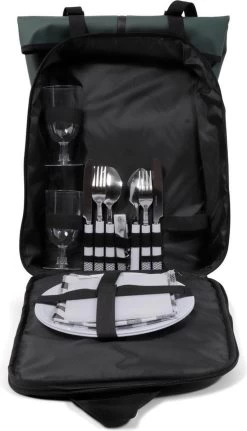 Norländer Picknick Rugtas - Koeltas - Inclusief Bestek - Groen 12 Norländer Picknick Rugtas - Koeltas - Inclusief Bestek - Groen -Buiten Kamperen 687x1200