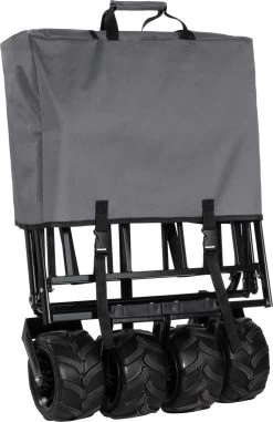 TecTake - Opvouwbare Bolderkar Heidrun Grijs -Buiten Kamperen 777x1200 2