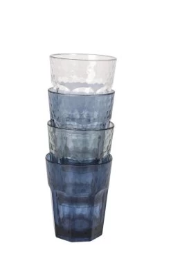Bo-Camp - Wijn/Limonade Glas - Campingglas - Mix & Match - 400 Ml - 4 Stuks -Buiten Kamperen 794x1200 16