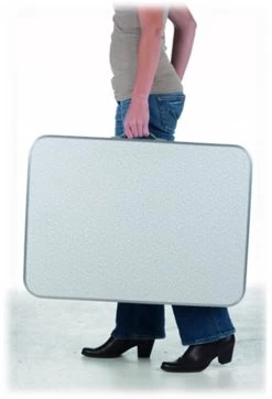 Merkloos Aluminium Inklapbare Tuintafel - Campingtafel - 80x60x68 Cm -Buiten Kamperen 818x1200 2