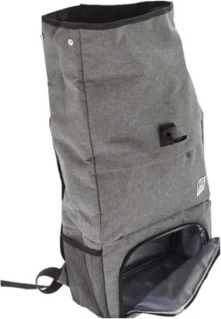 Merkloos Rugtas/rugzak Grijs - 30 X 12 X 60 Cm - 20 Liter - Met Koel Voorvakje - Koelrugzak -Buiten Kamperen 833x1200 1