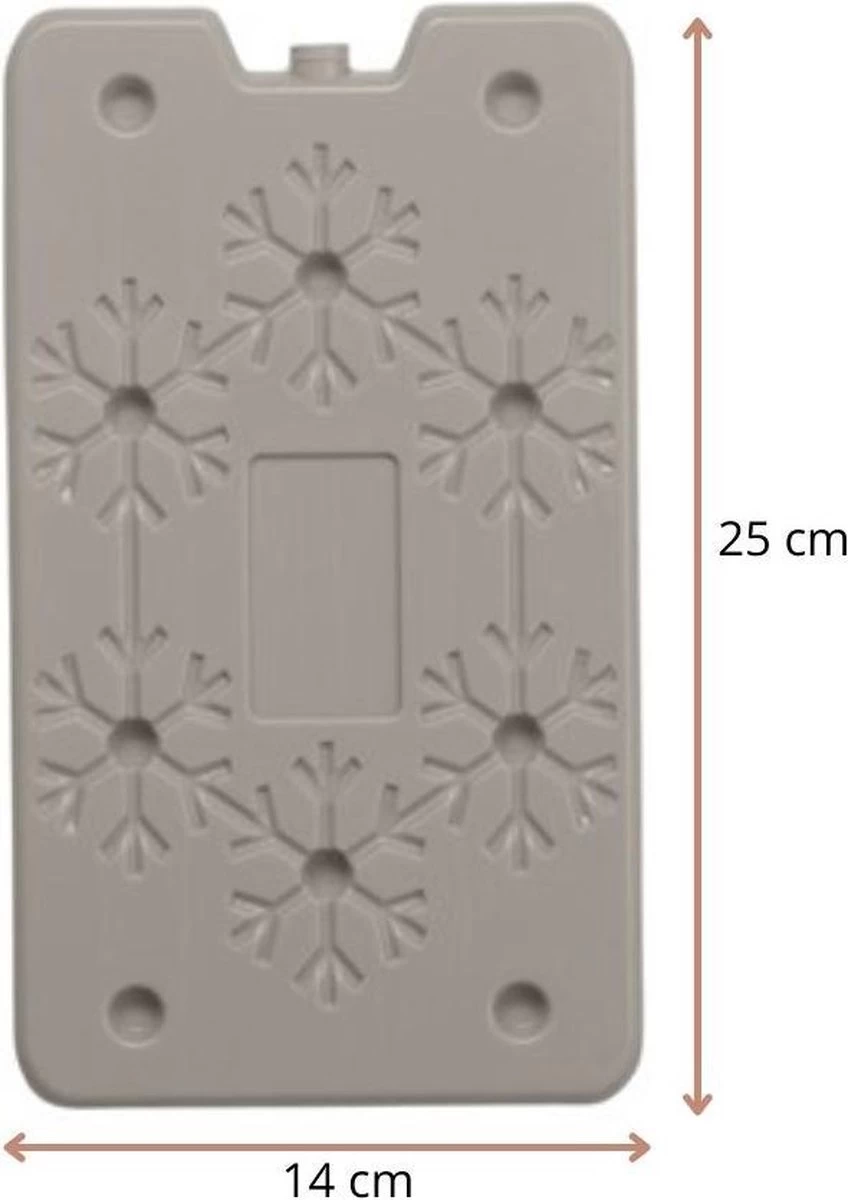 Orange85 Koelelementen - 3 Stuks - 25 X 14 Cm - 3 Kleuren - 400 Gram 8 Orange85 Koelelementen - 3 Stuks - 25 X 14 Cm - 3 Kleuren - 400 Gram - Afbeelding 6